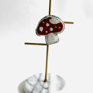 Broche Champignon Greenfinity upcycling