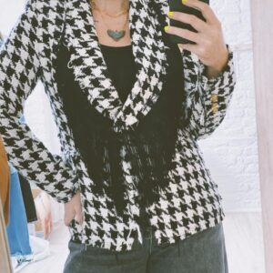 Nicole Cavallaro, blazer, upcycling