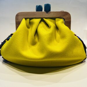 Sac jaune flashy à paillettes Greenfinity upcycling