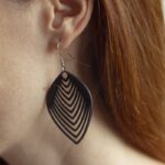 Boucles d'oreilles graphiques