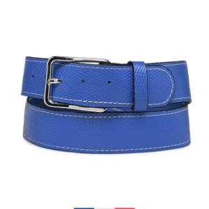 Ceinture vegan bleu