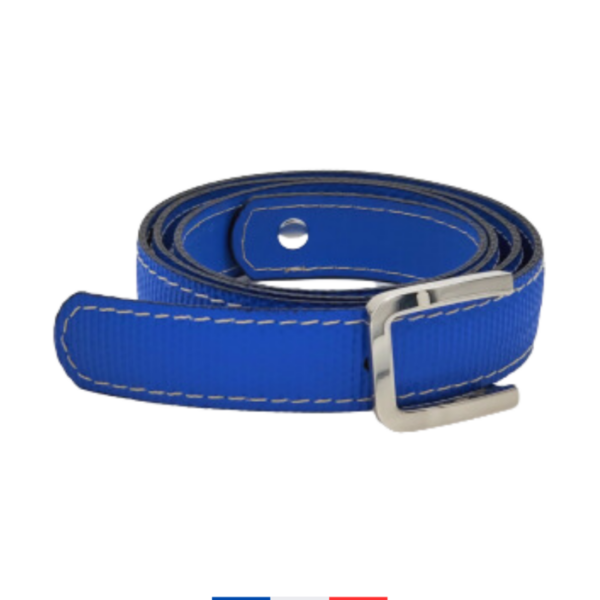 Ceinture boucle amovible bleue