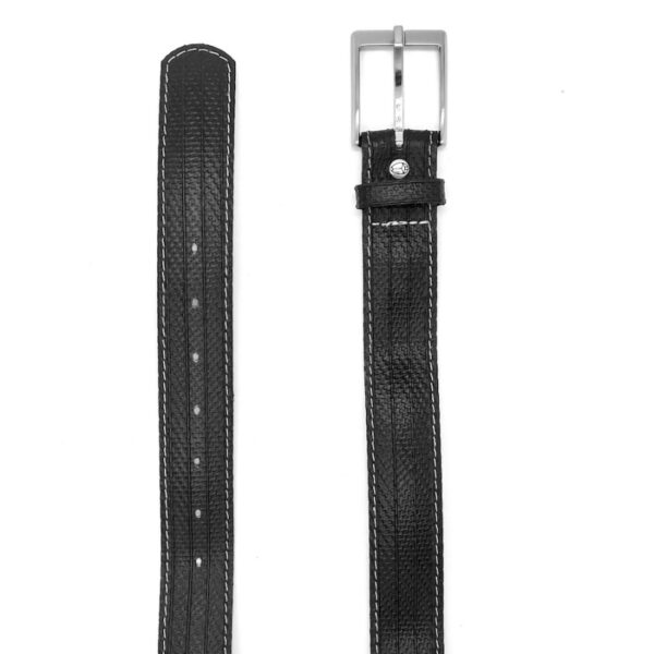 Ceinture vegan homme noir