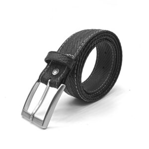 Ceinture vegan homme noir