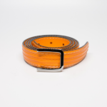 ceinture fine orange portée