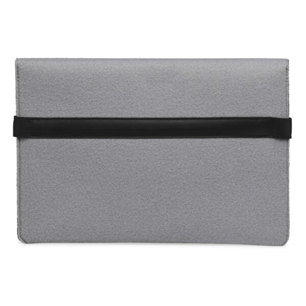 Pochette d'ordinateur gris clair