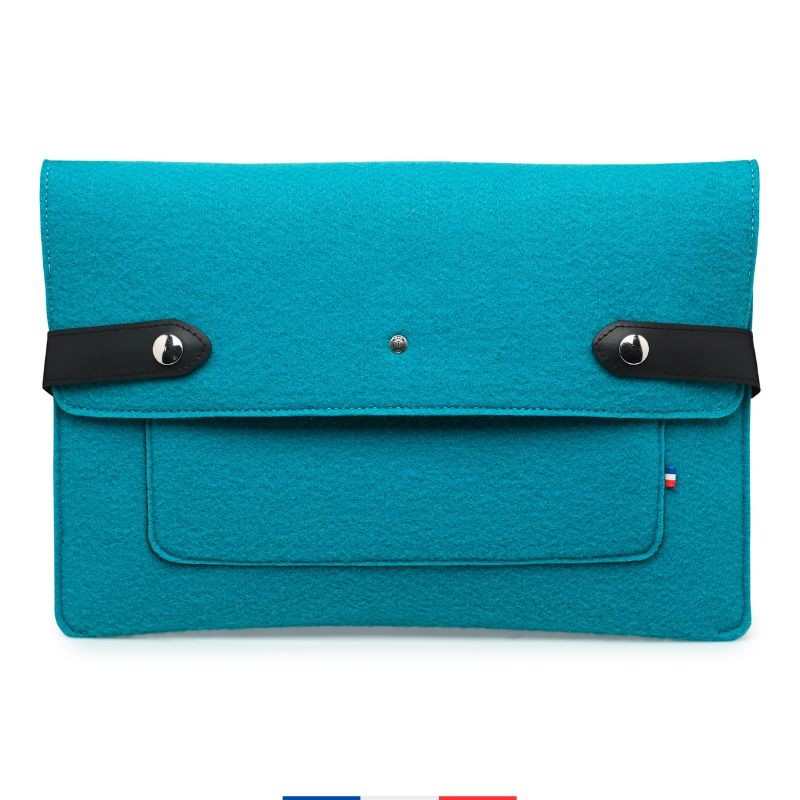 Pochette ordinateur Turquoise