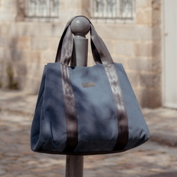 Sac cabas bleu